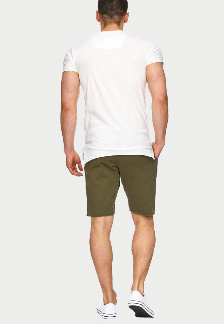 INDICODE JEANS CARVER - Denim shorts - grren/green - Zalando.de