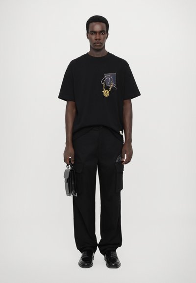 Evisu KAMON SEAGULL PANTS - Cargobroek - black