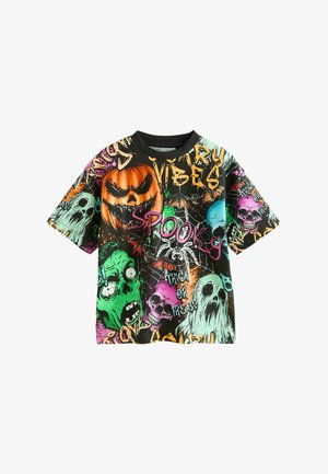 Next, SHORT SLEEVE GRAPHIC - Trükipildiga T-särk - black halloween