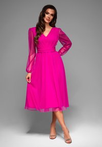Ombre Juhlamekko - fuchsia