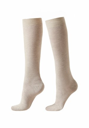 Kniestrümpfe - hautfarben natural sand blend
