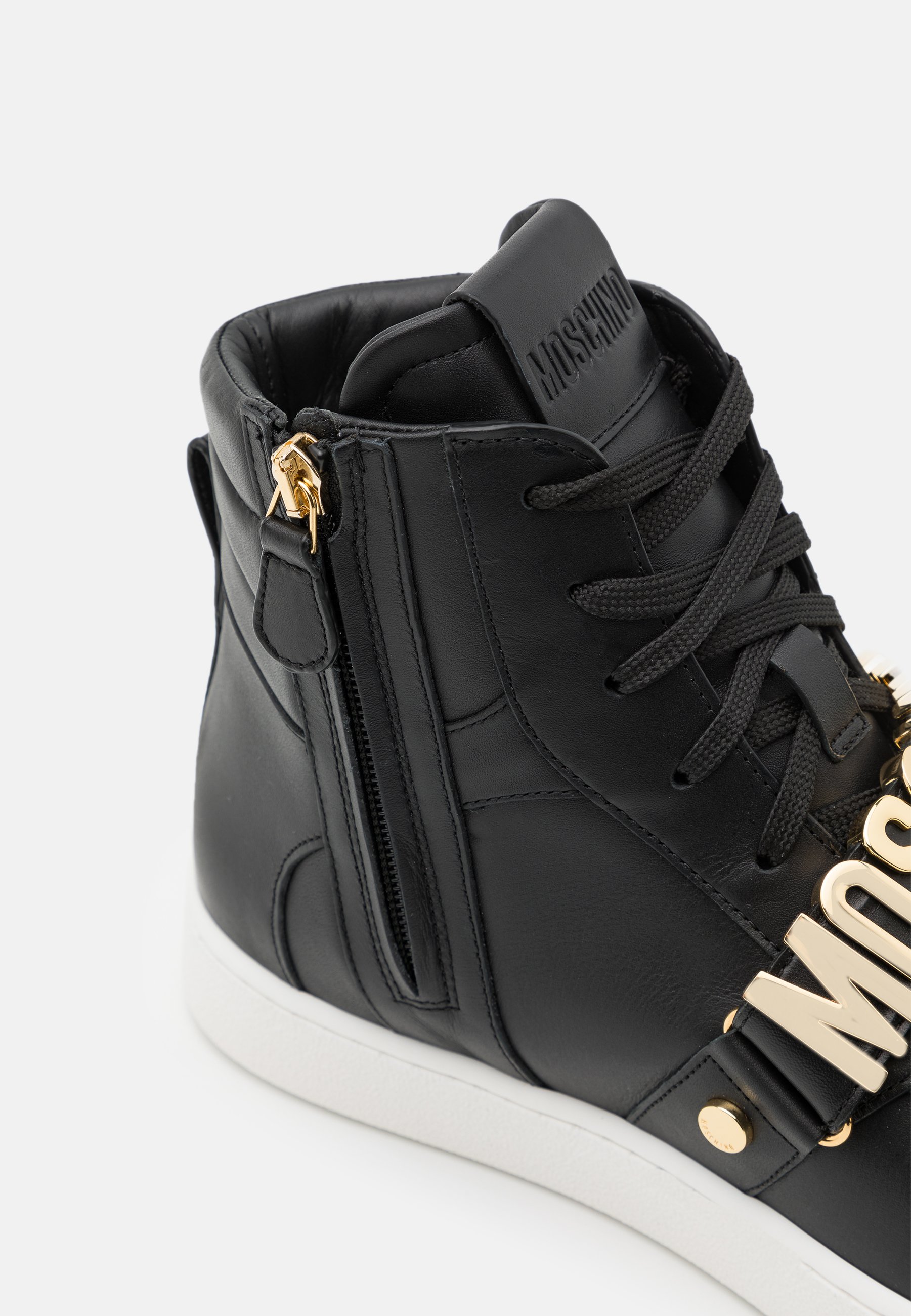 moschino high top sneakers