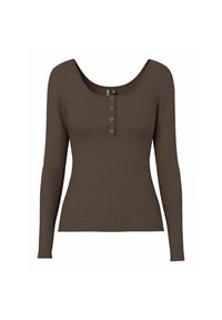 PCKITTE LS JRS NOOS BC - Long sleeved top - hot fudge