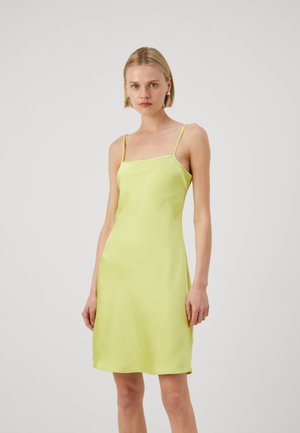 Samsøe Samsøe SAOLIVIA SHORT DRESS - Juhlamekko - green sheen