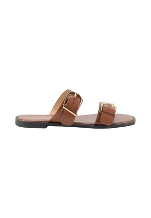 KESLEM, SANDALIAS KESLEM, MUJER - Sandalias planas - marrón