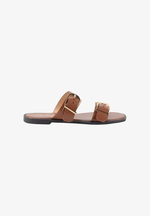 KESLEM, SANDALIAS KESLEM, MUJER - Sandalias planas - marrón