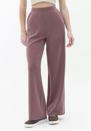 MIT WEICHEM TRAGEKOMFORT - Tracksuit bottoms - rose taupe