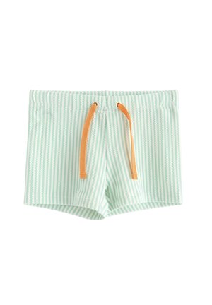 WITH CRINKLED STRUCTURE - Swimming shorts - light dusty turquoise