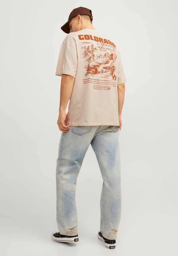 JORSPRINGS TEE UNISEX - Print T-shirt - sand dollar2