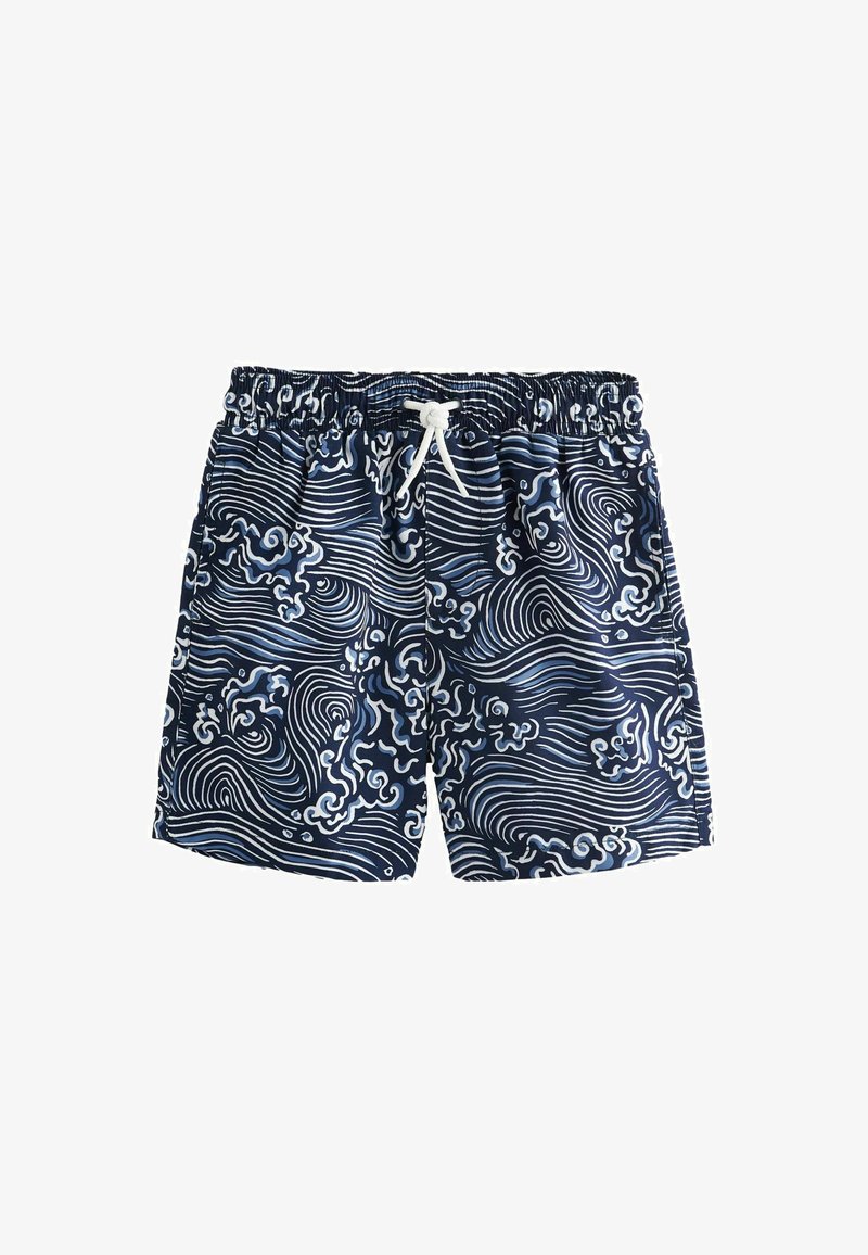 Next PRINTED REGULAR FIT - Ujumisšortsid - navy blue wave