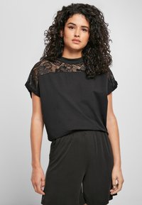 Urban Classics Print T-shirt - schwarz
