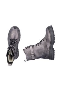 Rieker Cowboy-/Bikerlaarsjes - silber platin