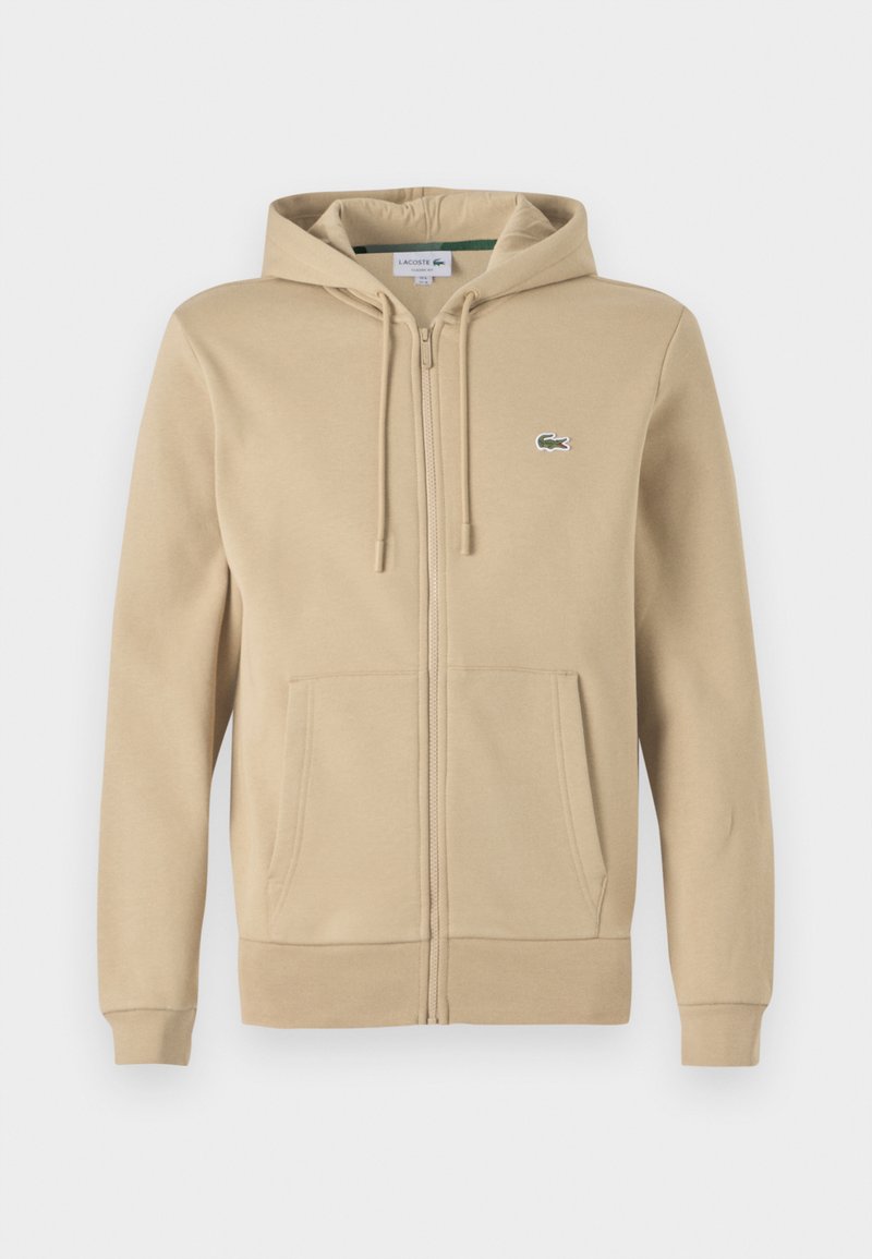 Lacoste Sweater met rits beige