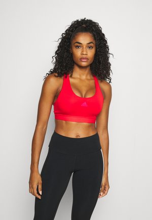 BRA - Brassières de sport à maintien normal - vivid red/team real magenta