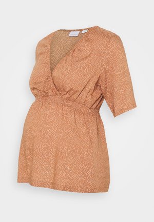 NURSING BLOUSE - Blusa - sunburn/snow white