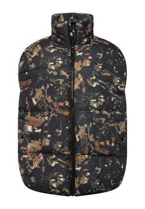 Studio Untold, OVERSIZED QUILTED VEST - Bodywarmer - black