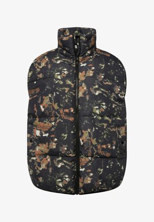 Studio Untold, OVERSIZED QUILTED VEST - Bodywarmer - black
