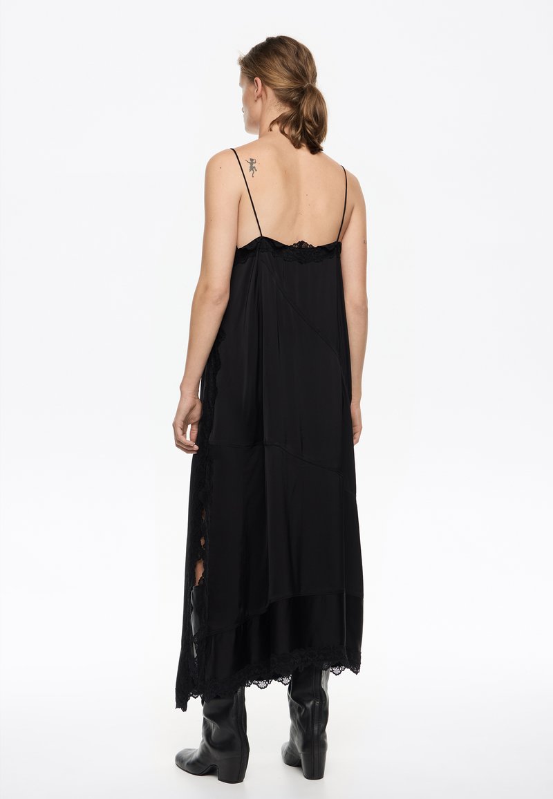 bimba y lola black dress Bimba Y Lola Women's Polka Dot Loose Fit Shift Dress | XS UK6-8