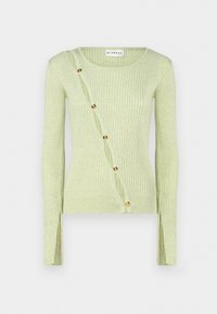 OVER BUTTON JUMPER - Strikkegenser - green banana