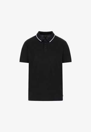 Guess, QUATTRO TAPE - Polokošeľa - jet black a