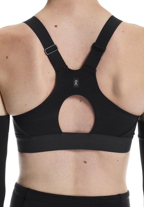 On Medium support sports bra - black — photo 5