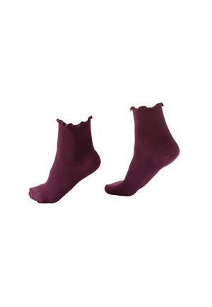 Calzedonia RIBBED - Socken - bordeaux