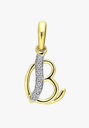 Lucardi ALPHABET MIT DIAMANT - Hanger - gold coloured