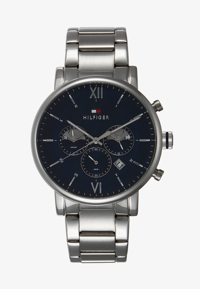 WATCH - Montre à affichage digital - silver-coloured/blue
