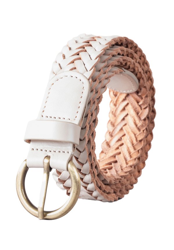 WAVERTON - Braided belt - stone