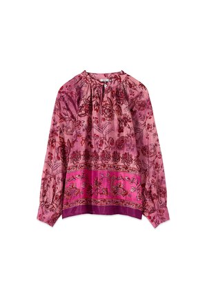Oltre, BLUSA FANTASIA FOULARD - Blusa - rosa