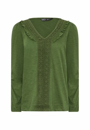 M&Co, PETITE TOPS - Blouse - dark green