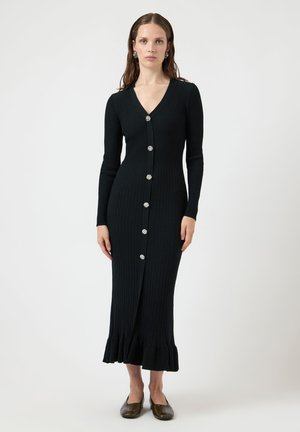 YASMIKLA - Strickkleid - black