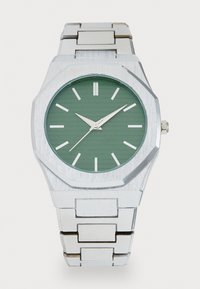 Relógio - silver-coloured/green