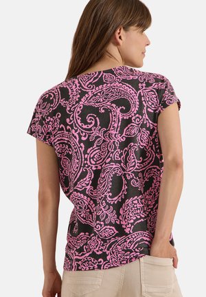 Cecil, T-SHIRT MIT V-NECK UND PRINT - T-shirt con stampa - raw khaki