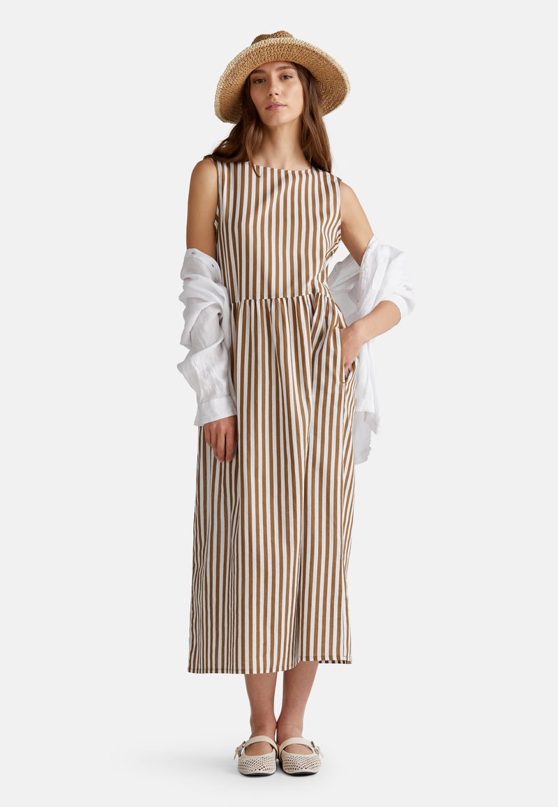 United Colors of Benetton STRIPED Vestito casual white/bianco