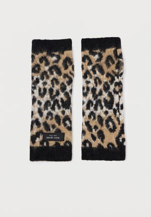 DOWNTOWN LEOPARD ARMWARMER - Sõrmedeta kindad - natural