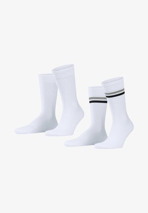 Esprit Tennis Stripe 2-Pack - Chaussettes - white mix