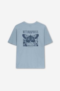 Kaotiko WASHED METAMORPHOSIS UNISEX - Apdrukāts T-krekls - blue fly