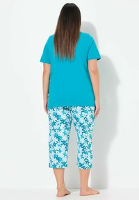 Ulla Popken STARFISH TWO PIECE SET - Conjunto de pijama - pale petrol