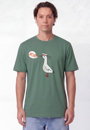 watapparel, MOIN SEAGULL UNISEX - T-shirt imprimé - green bay