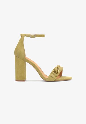 Kazar, Sandales à talons hauts - green
