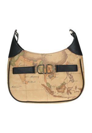 SPALLA HOBO - Borsa a tracolla - beige nero