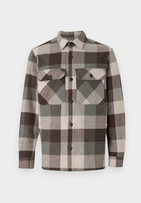 JPRRAYMOND CHECK OVERSHIRT - Button down-skjorte - agave green