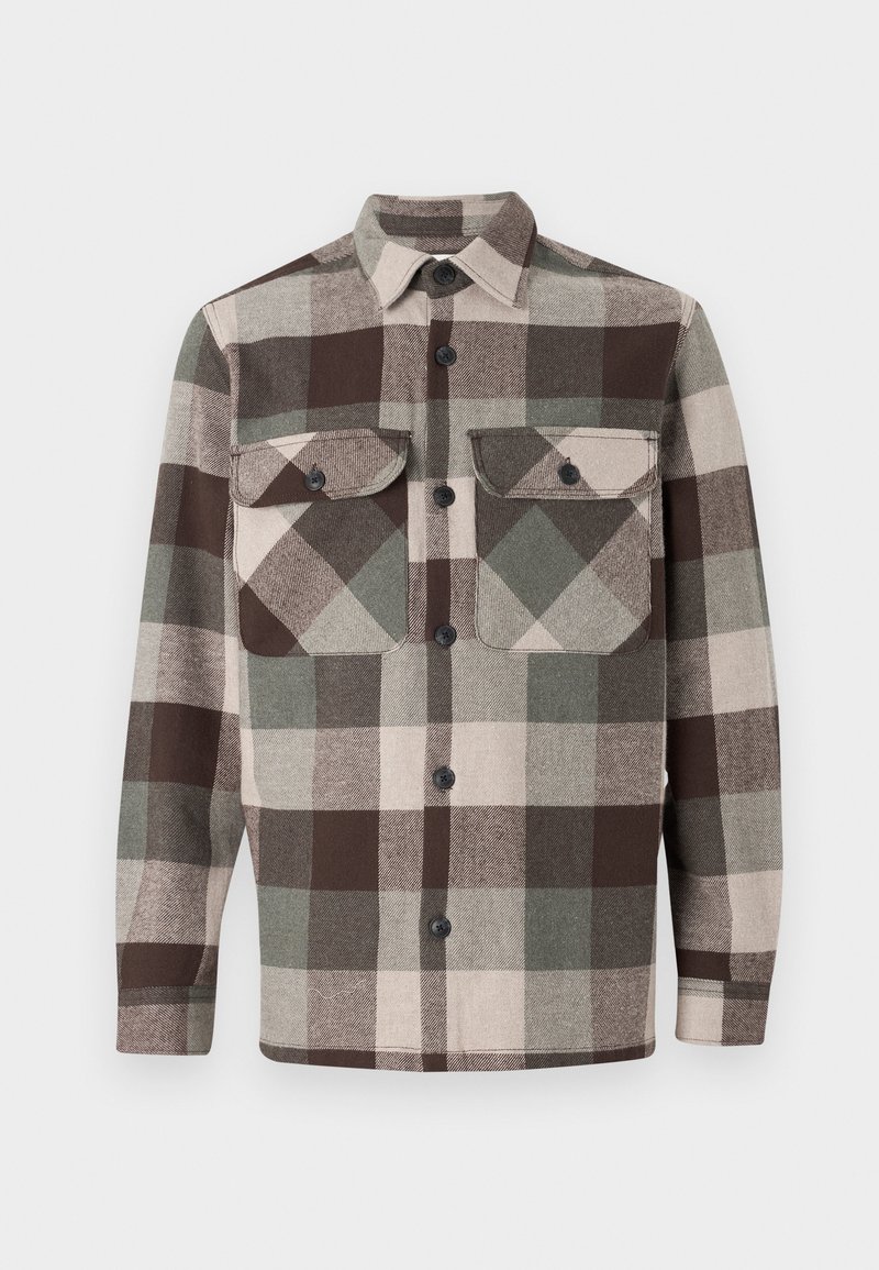 JACK & JONES Jjplain Fall Check Shirt L: Camicia Uomo A Quadri, Vestibilità Regolare, Morbida E Comfort