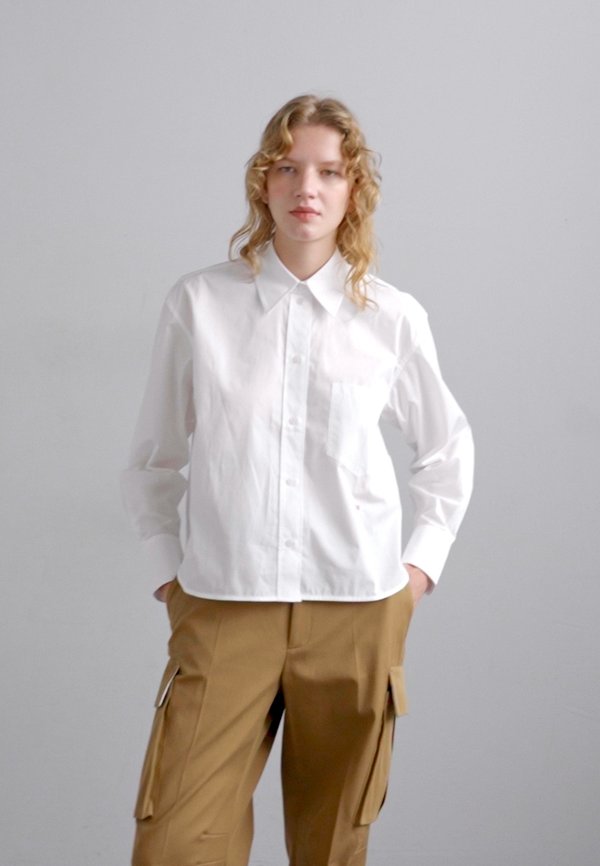 CROPPED LONG SLEEVE - Button-down blouse2