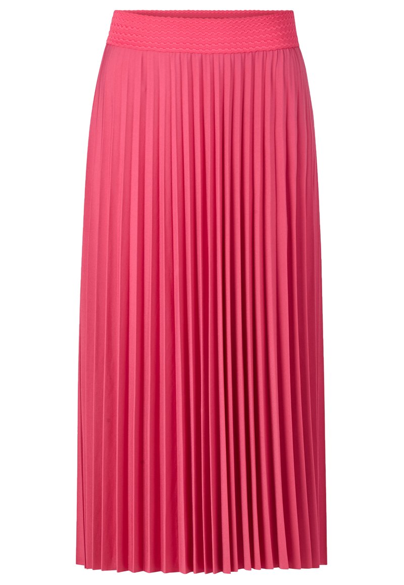 Rich & Royal LEICHTER MIDI-PLISSEE ROCK - A-lijn rok - raspberry pink ...