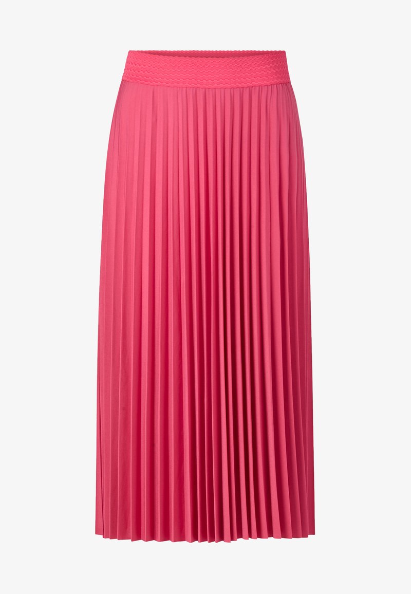 Pink Raspberry Royal Rich & Royal LEICHTER MIDI-PLISSEE ROCK - A-lijn rok - raspberry pink ...