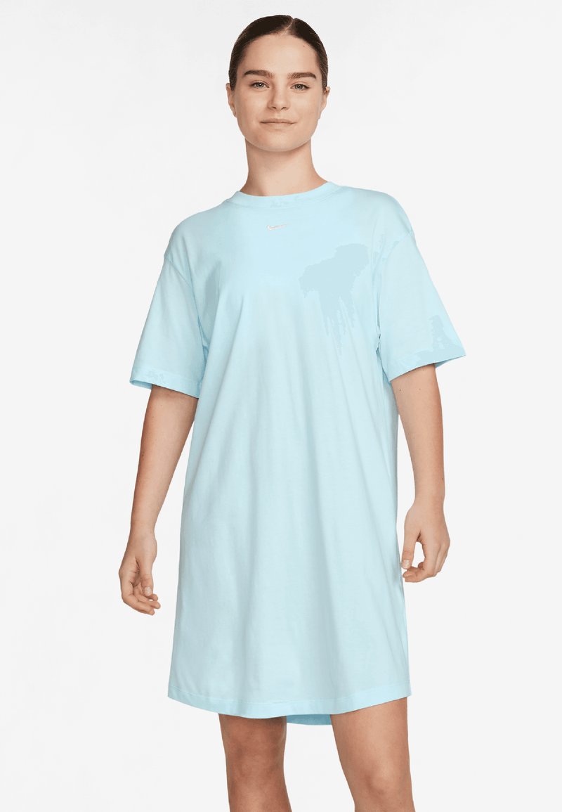 Nike Sportswear ESSNTL - Φόρεμα από ζέρσεϊ - glacier blue
