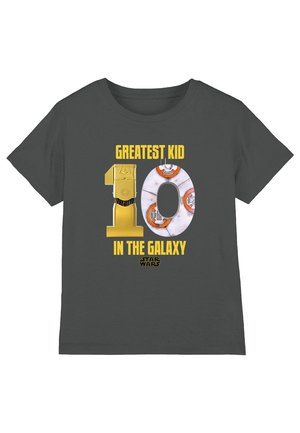 Star Wars STAR WARS GREATEST KID C3PO BB8 - Print T-shirt - dark grey