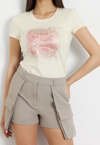 Guess Camiseta estampada - beige